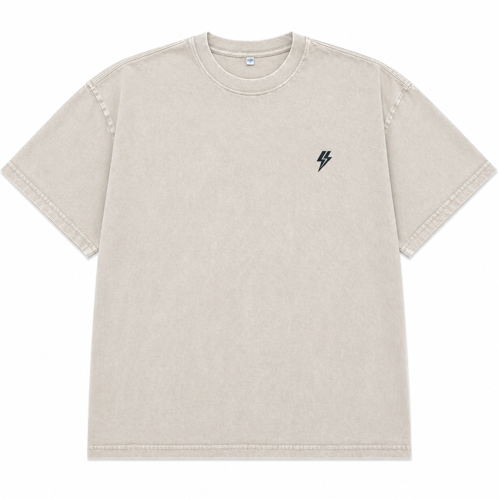 Oversized T shirt - Beigh